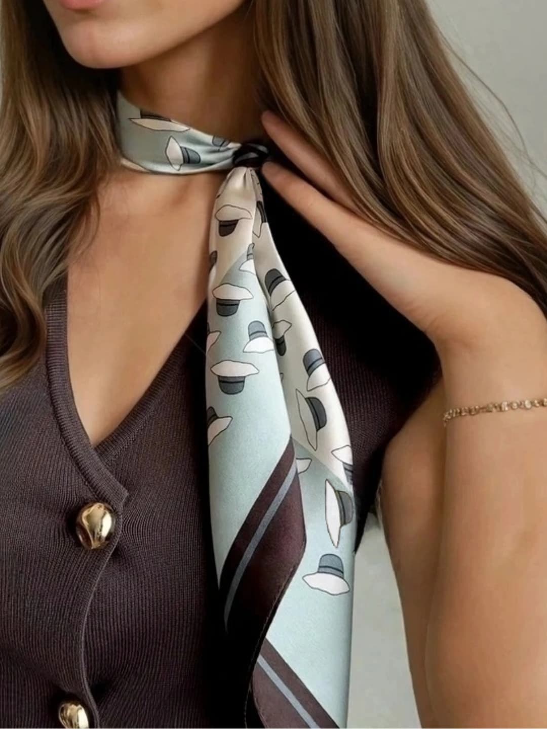 Carré de soie Cléo